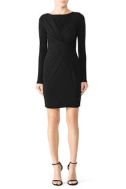 Black Clandestine Draped Dress by Bailey 44