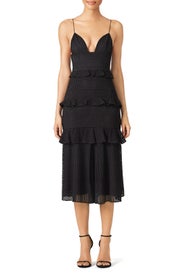 Black Eyelet Sofia Dress by Cushnie