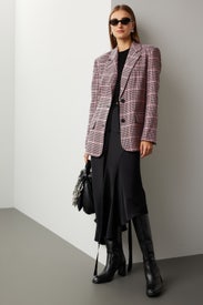 Oversized Houndstooth Blazer by Endless Rose