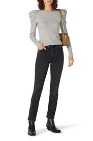 Grey Long Sleeve Sweater by 7 For All Mankind