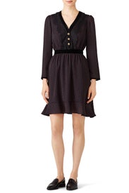 Dot Long Sleeve Dress by The Kooples