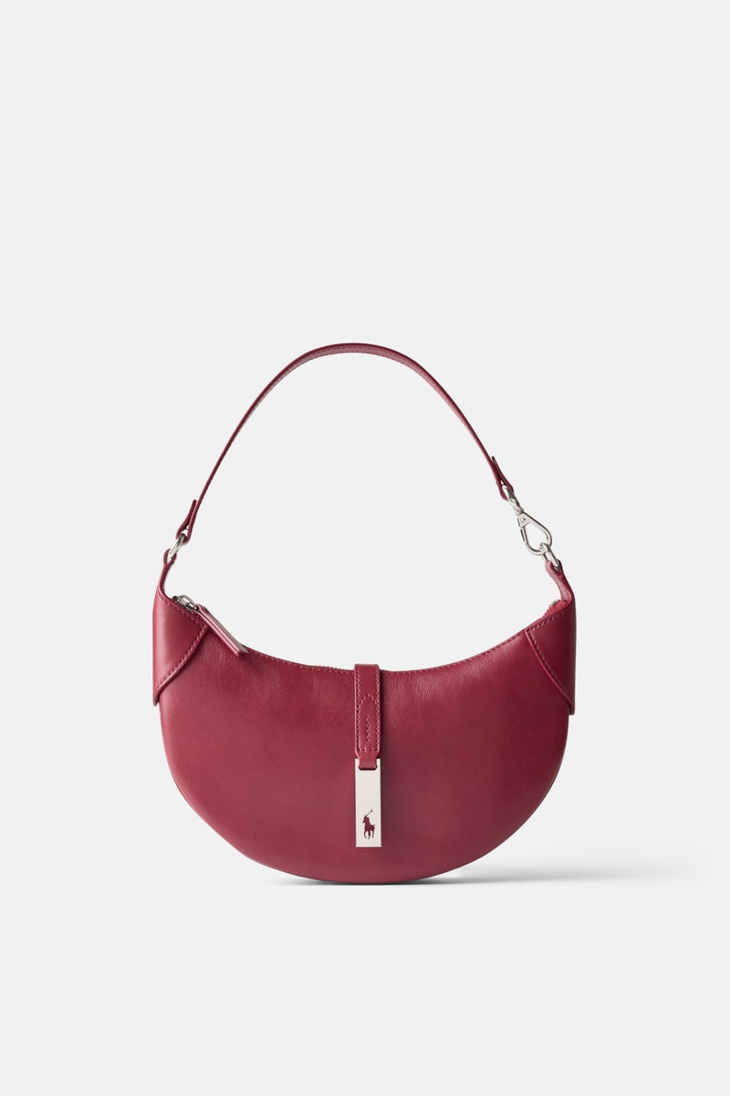 Pomegranate Polo ID Mini Shoulder Bag by Polo Ralph Lauren Accessories - Photo 0