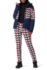 Houndstooth Mountain Mission Ski Jacket by Perfect Moment