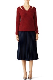 Red Draco Sweater by Rebecca Minkoff