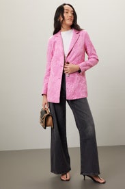 Pink Jacquard Blazer by Scotch & Soda