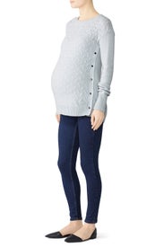 Jamie Cable Front Maternity Sweater by Seraphine