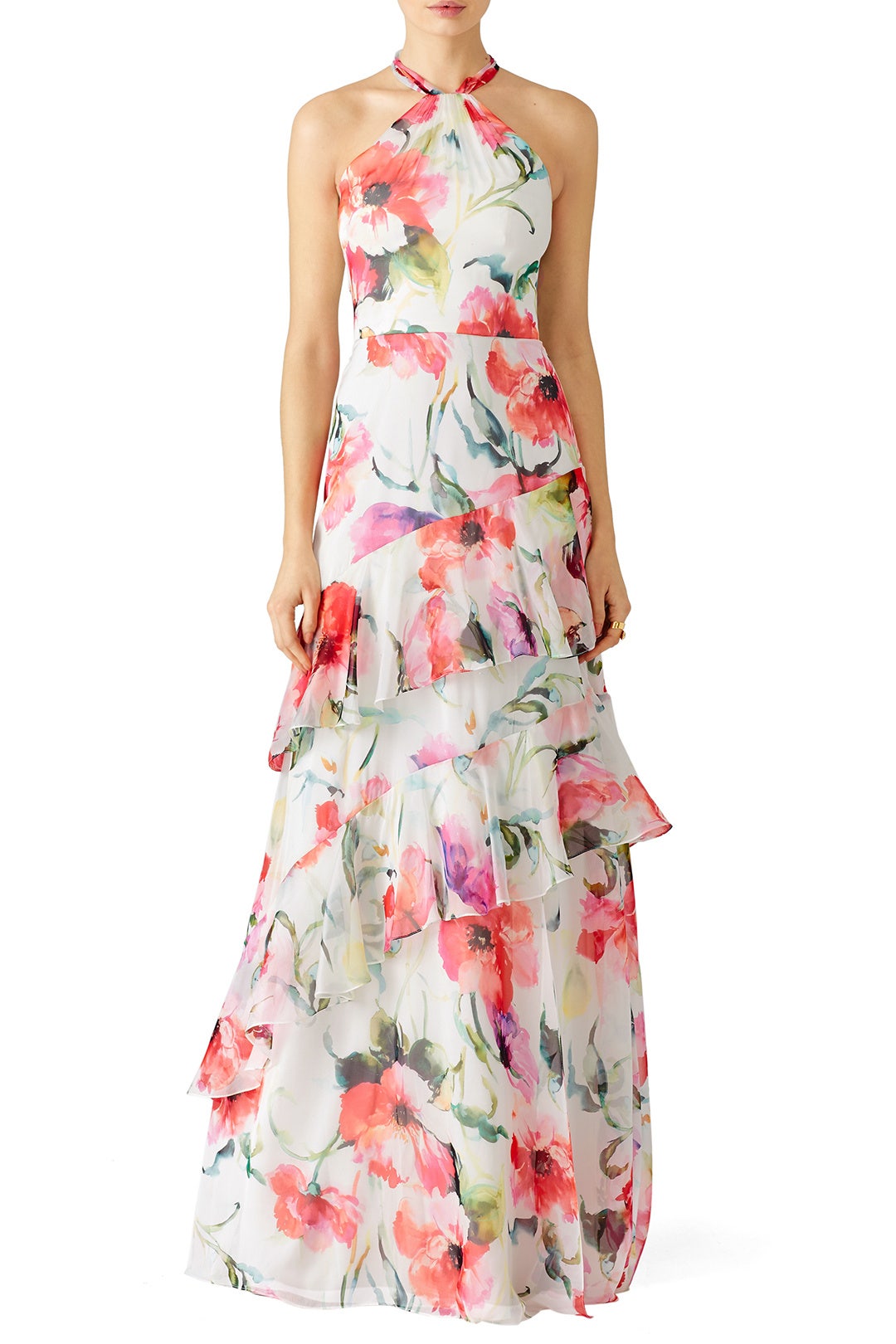 Peony Print Maxi by Theia 0