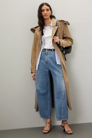 Classic Wash Sid Jeans by Tibi