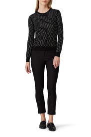 Mini Polka Dot Sweater by Theory