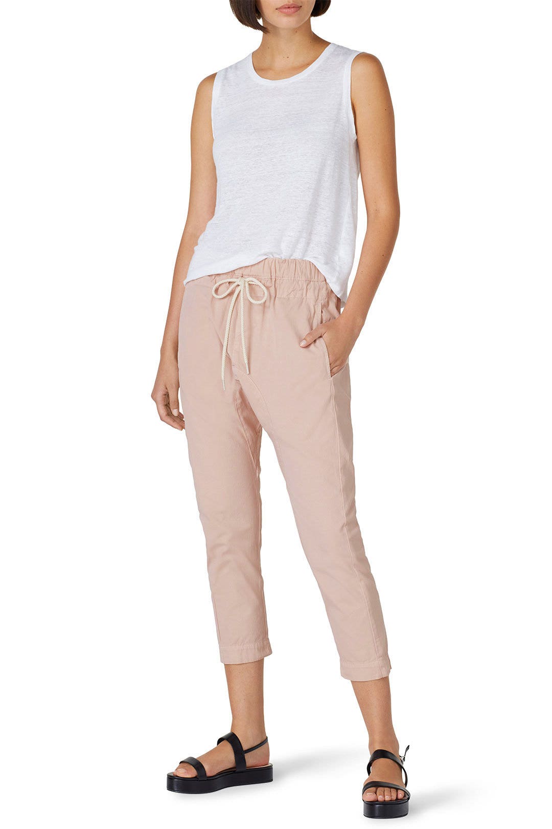 Pale Pink Original Pants by Bassike 0