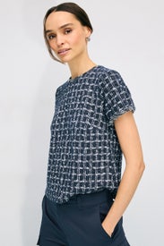 Crew Neck Short Sleeve Baby Tee by CeCe