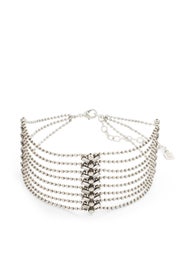 Silver Tempest Choker by Dannijo
