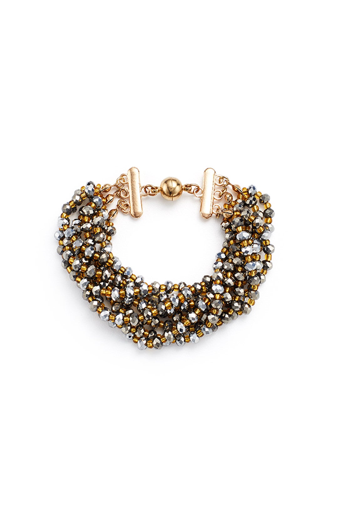 Silver Multi Strand Bracelet by Elise M.
