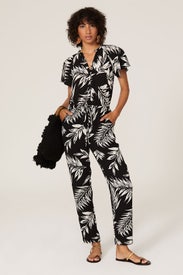 Leaf Printed Jumpsuit by Lauren Ralph Lauren