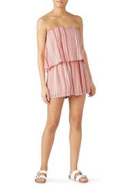 Ocean Side Stripe Romper by MINKPINK