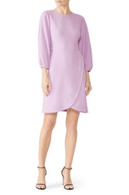 Lavender Puff Sleeve Dress by Shoshanna