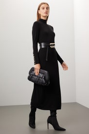 Jersey Turtleneck Dress by Tory Burch