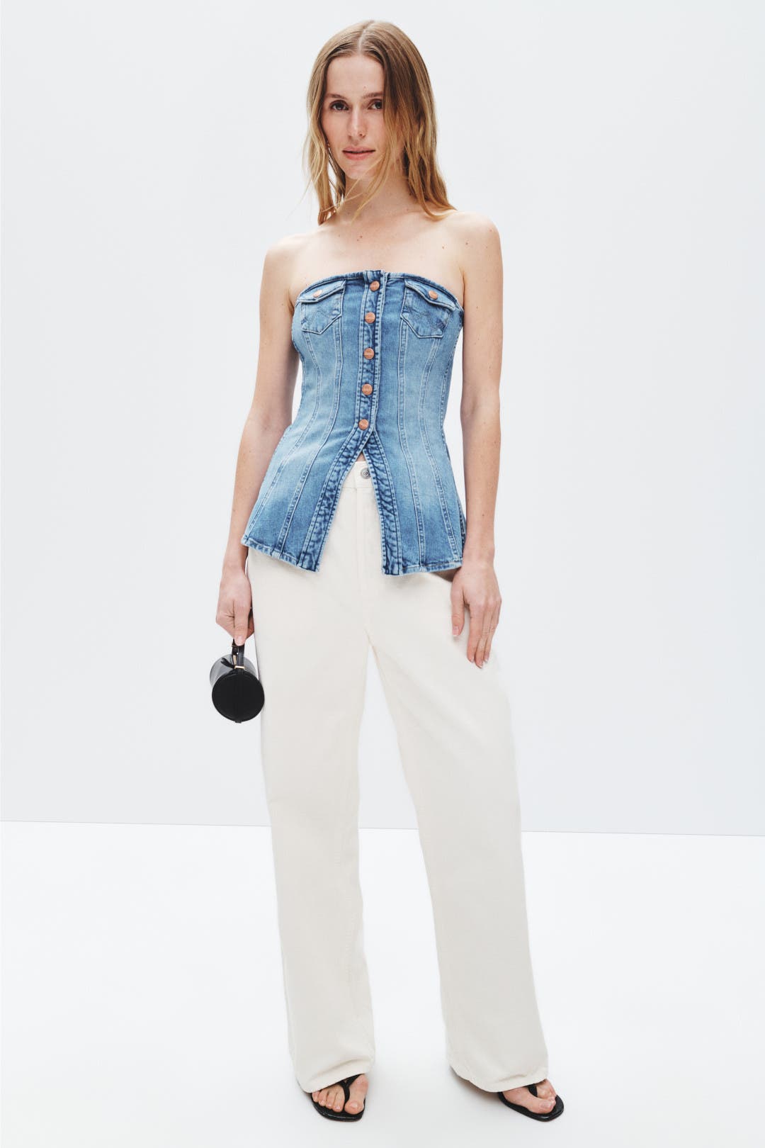 AMERI ★ TAYLOR OPAL DENIM BUSTIER WNG59.jpg