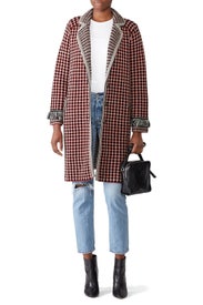 Geo Printed Fringe Coat by Aldomartins