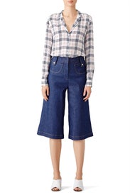 Plaid Adalyn Top by Equipment