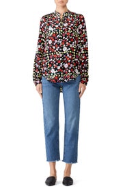 Floral Conelia Top by Equipment