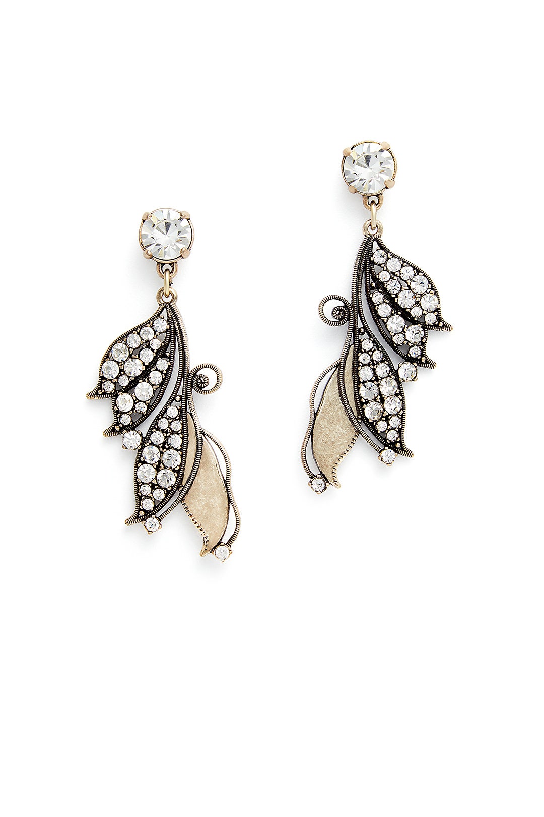 Silver Vine Earrings by Lulu Frost