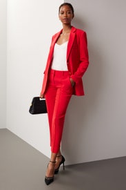 Red Slim Pants by MICHAEL KORS