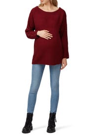 Odette Nursing Maternity Sweater by NOM Maternity