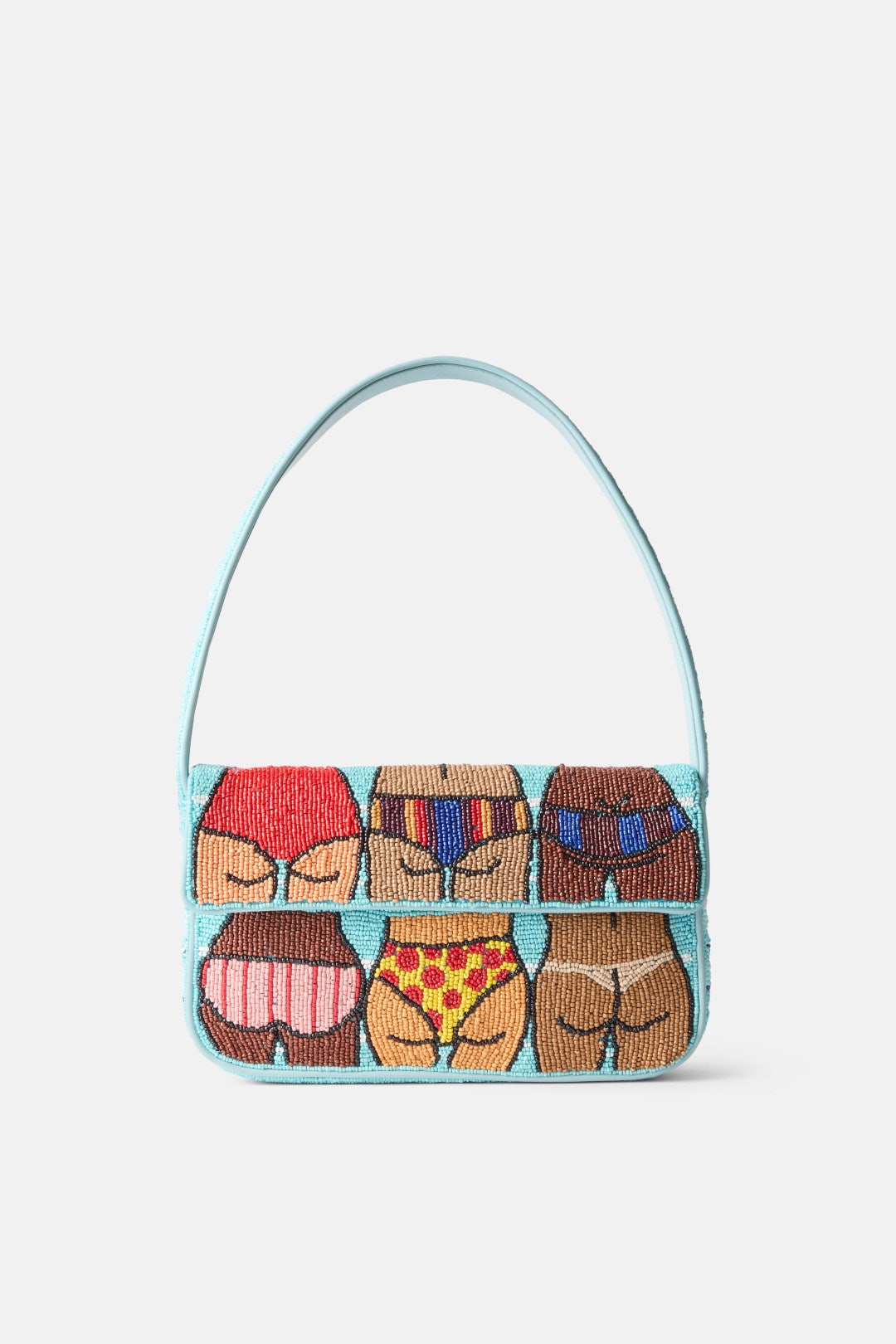 Beach Bum Tommy Beaded Bag by Staud Accessories 0