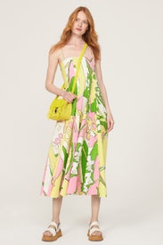 Paneled Midi Dress by S/W/F