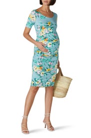 Multi Blossom Maternity Dress by YUMI KIM