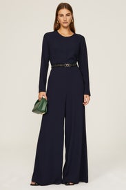 Navy Blue Jumpsuit by Adam Lippes x RTR