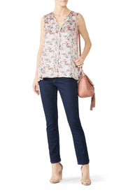 Lily Pleated Back Top by B Collection by Bobeau