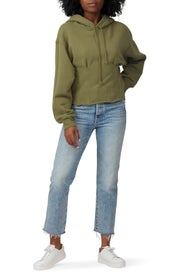 The Pintuck Hoodie by Current/Elliott