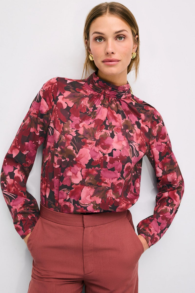 Mock Neck Puff Sleeve Blouse by Derek Lam 10 Crosby x RTR - Photo 0