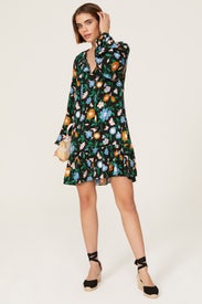 Floral Tie Neck Dress by kate spade new york