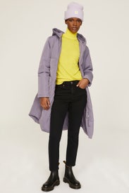 Lavender Puffer Coat by OOF