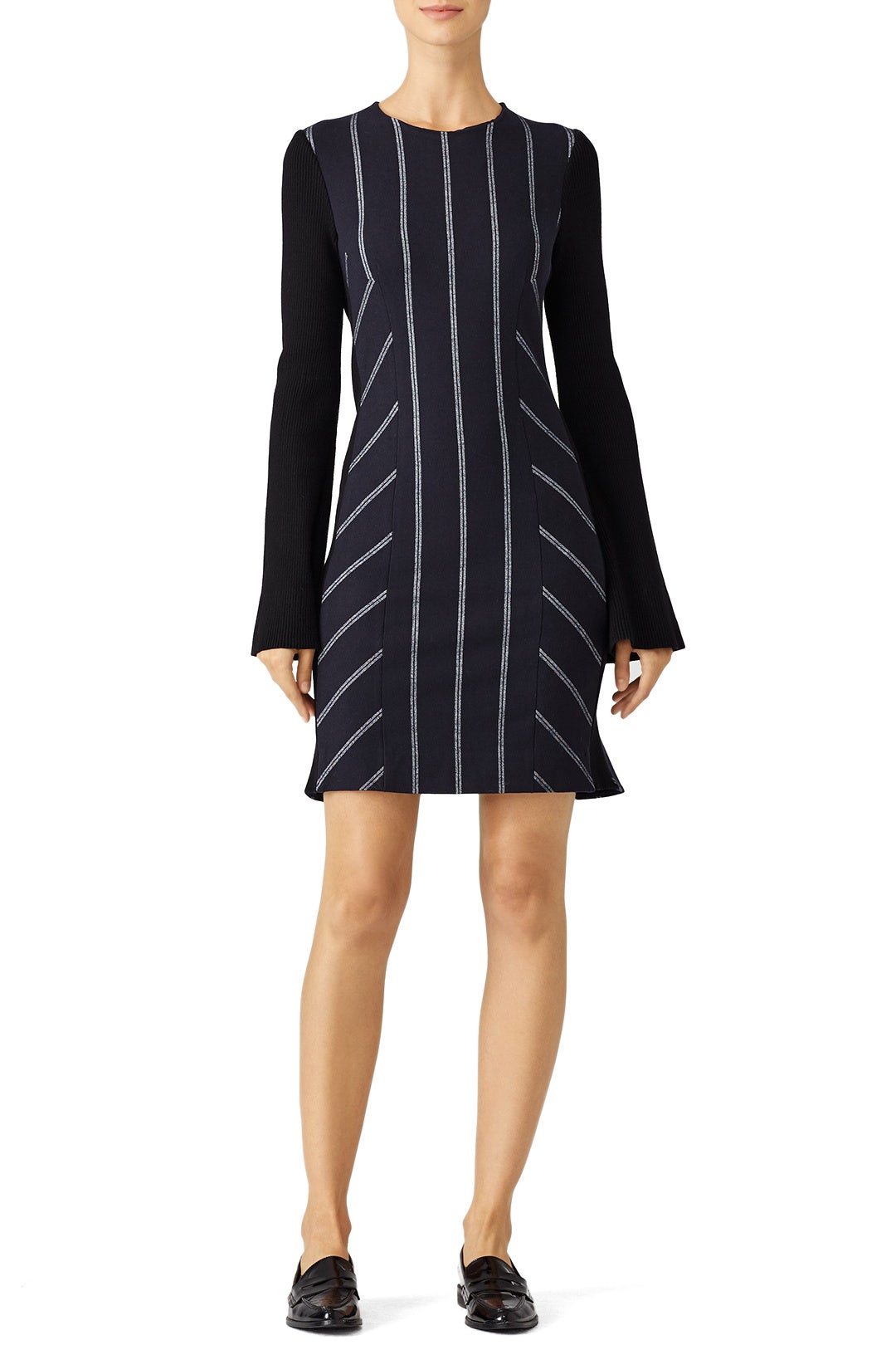 Ribbed Godet Dress by Derek Lam 10 Crosby 0