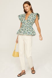 Flutter Sleeve Top by Derek Lam 10 Crosby x RTR