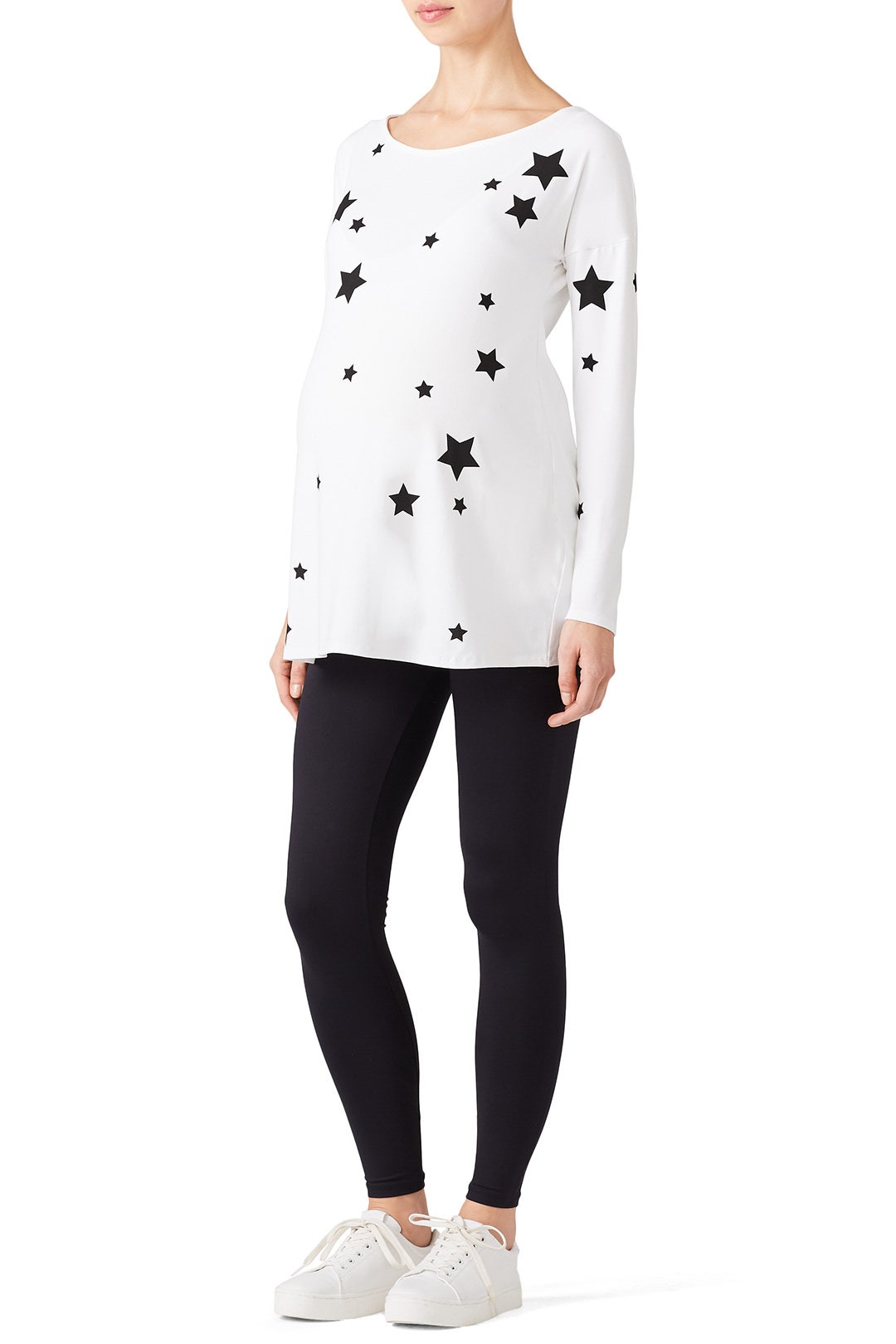 White Rosie Maternity Top by Isabella Oliver 0