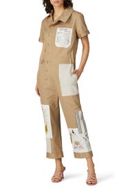 Botanic Patch Jumpsuit by Monse