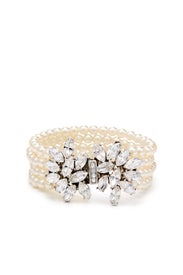 Crystal Bouquet Pearl Bracelet by Ben-Amun