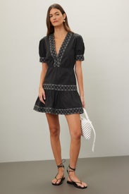 Stitch Poplin Dress by Milly