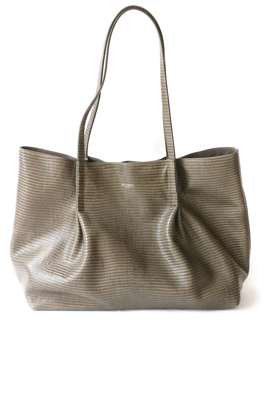 Smoked Grey Ondine Medium Tote by Nina Ricci Accessories