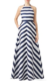 Midnight Kaira Gown by Shoshanna