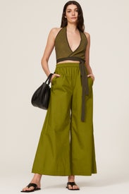 Green Palazzo Pants by Toccin