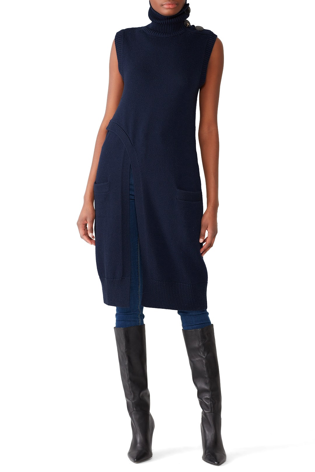 Criss Cross Turtleneck Tunic by DEREK LAM 0