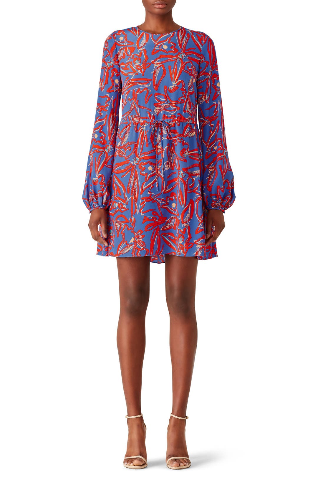 [ DIANE von FURSTENBERG ] アヴィエルプリントミディドレス Elsden Printed Dress by Diane von Furstenberg | Rent the Runway