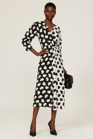 Danotta Palm Wrap Dress by BOSS