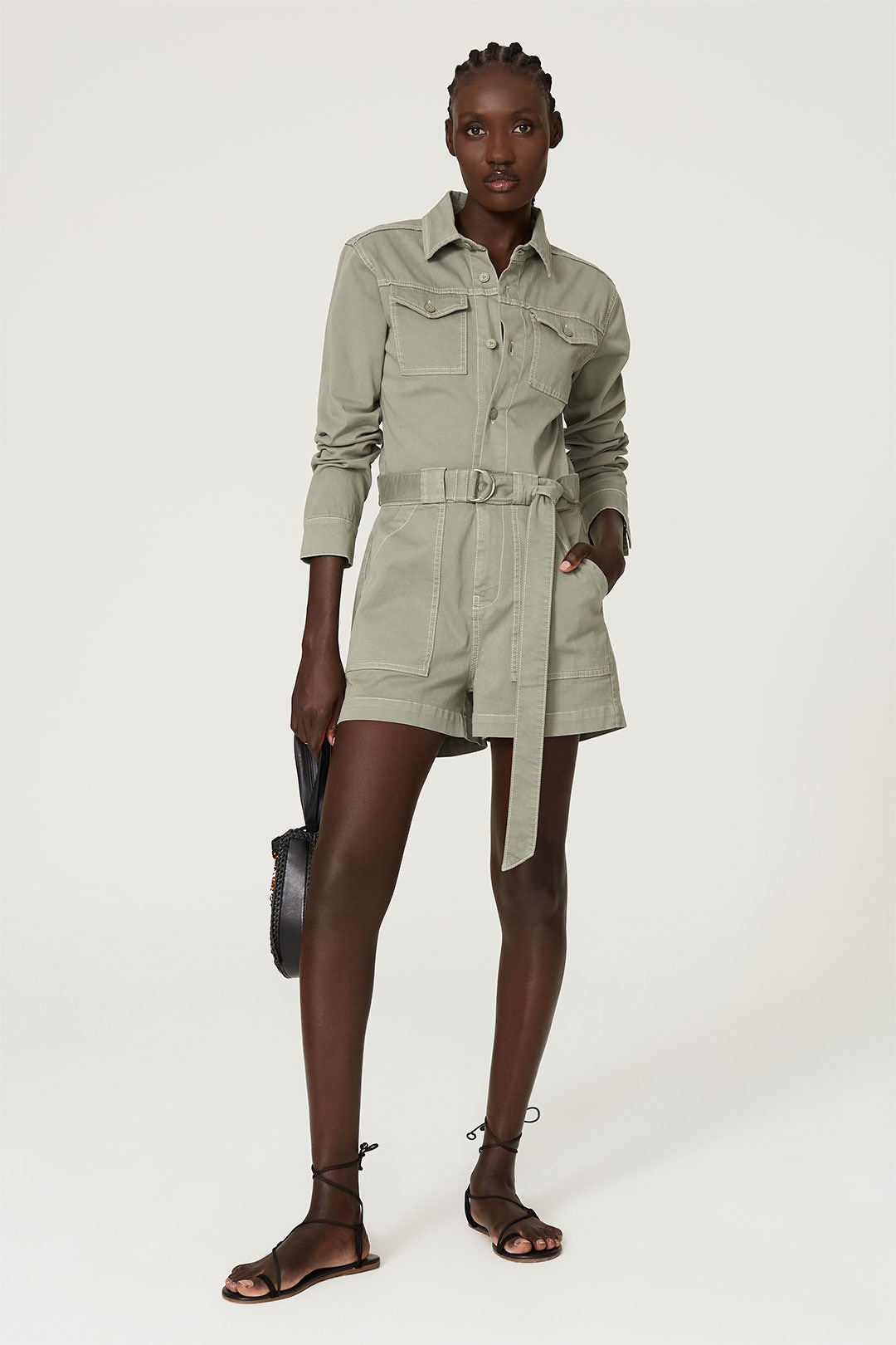 Darcy Cargo Romper by SIMKHAI 0